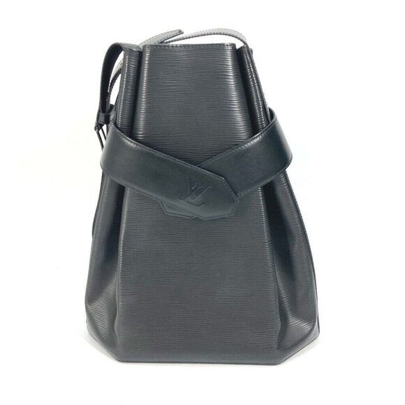 Auth LOUIS VUITTON M80155 Epi Sac DePaul GM Shoulder Bag Epi Leather Black - Picture 1 of 16
